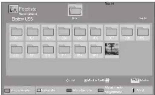Fotoliste Matern spdabent Ekstern USB Dev1 36-17 001 002 003 004 005 006 007 008 009 006 011 012 013 014 015 Flu Marker Side WFC Marker No markerple Marker site A/marker site A/mout markers neregulatend Mout
