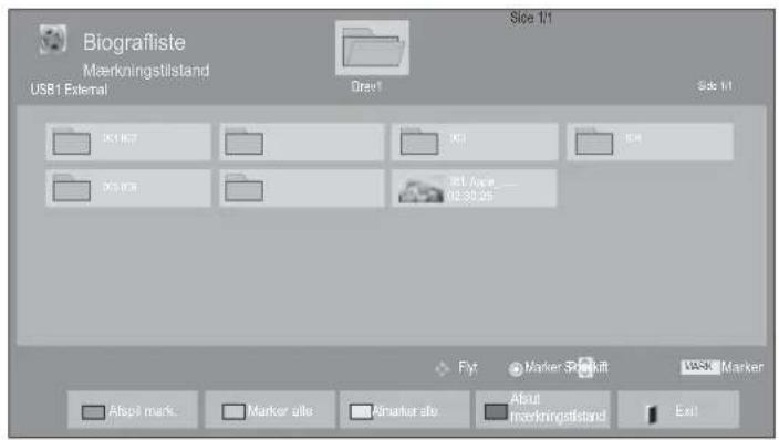 Biografiste Mærkningstilstand USB1 External Dre1 Side 1/1 Side 1/1 X:1 X:2 X:3 X:4 X:5 X:6 X:7 X:8 X:9 X:10 X:11 X:12 X:13 X:14 X:15 X:16 X:17 X:18 X:19 X:20 X:21 X:22 X:23 X:24 X:25 X:26 Flyt Marker Sparkift WASK Marker Afspl mark. Marker alle AInarker alle Afsut mærkningstilstand Exit