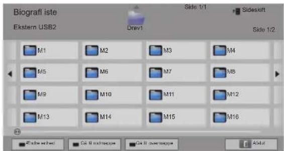Biografi iste Ekstern USB2 Drev1 Side 1/1 Sideskift Side 1/2 M1 M2 M3 M4 M5 M6 M7 M8 M9 M10 M11 M12 M13 M14 M15 M16 Ende wired CA II inconnage CA II overnapping AS4ut