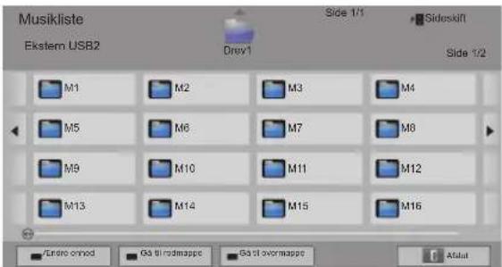 Musikliste Ekstem USB2 Drey1 Side 1/1 Sideskift Side 1/2 M1 M2 M3 M4 M5 M6 M7 M8 M9 M10 M11 M12 M13 M14 M15 M16 Endro omod Go til rodmappe Go til ovrmappe Afutat