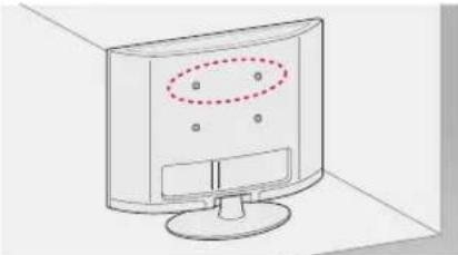 LG 32LW550W - Fastgørelse af TV'et til en væg - 1