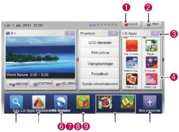 LG 32LV550W - LG Apps Funktion - 1