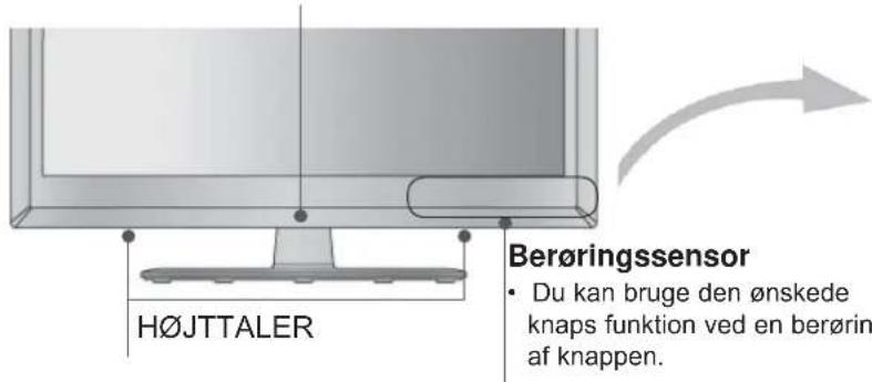 H∅JTTALER Berøringssensor • Du kan bruge den ønskede knaps funktion ved en berørin af knappen.