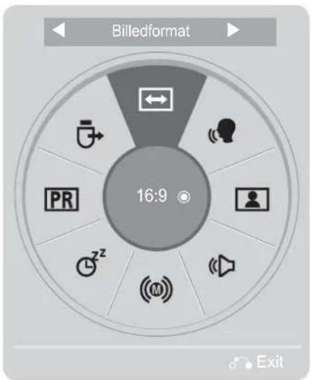 Billedformat 16:9 PR Hz Exit