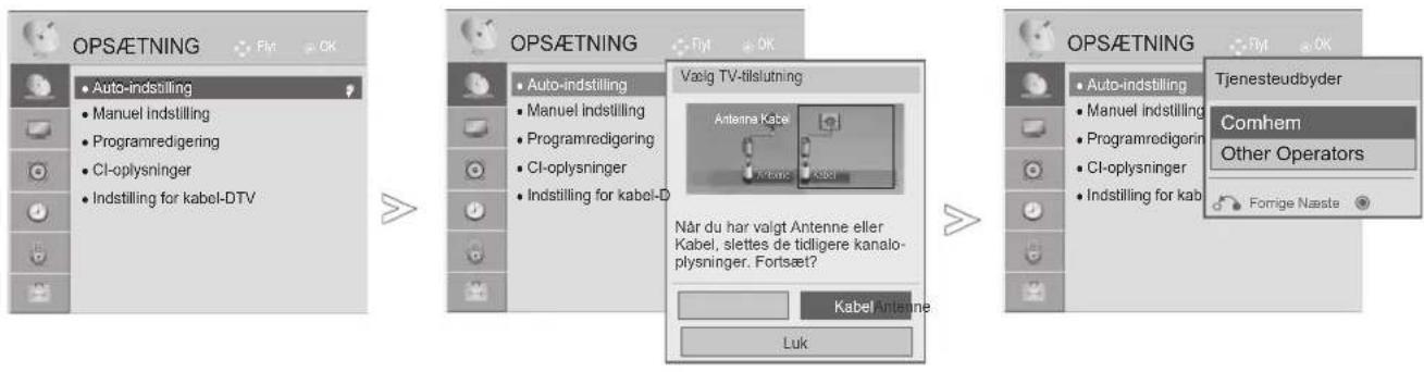 LG 32LE530N - Valg af kabel - 1
