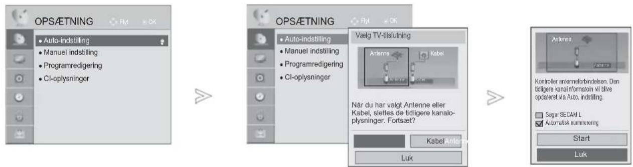 LG 32LE330N - Hvis du vil vælge antenne: - 1