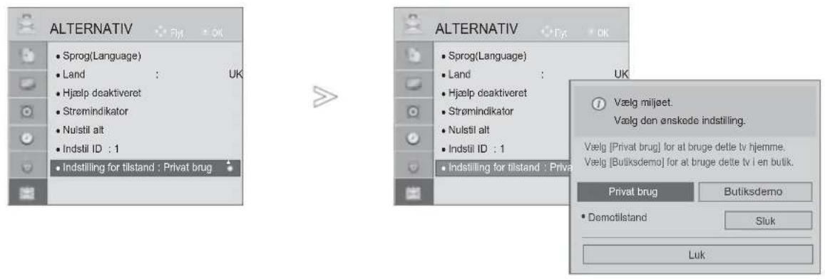 LG 32LE330N - MODE SETTING(TILSTANDSINDSTILLING) - 1