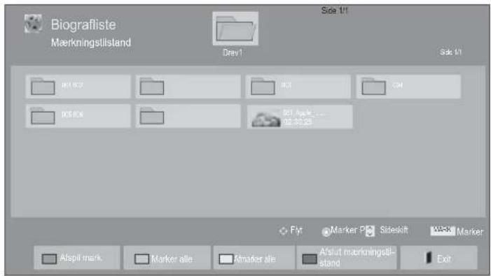 LG 32LE330N - ■ Når valgte filmfiler afspilles - 1