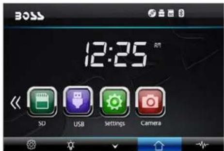 BOSS 12:25 << SD USB Settings Camera
