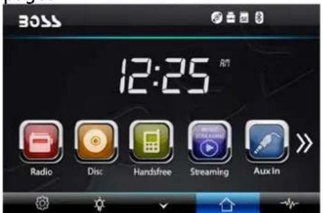 BOSS 12:25 RT Radio Disc Handsfree Streaming AuxIn