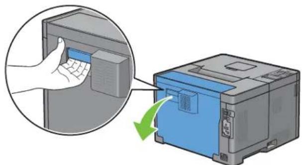 DELL S2810DN - Sådan indstilles printeren til konvoluttilstand - 1