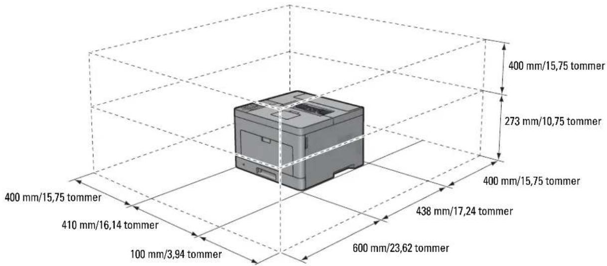 DELL S2810DN - Pladskrav - 1