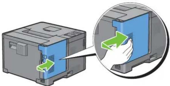 DELL S2810DN - Udtagning af den trådløse adapter (ekstraudstyr) - 4