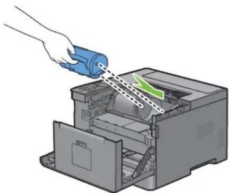 DELL S2810DN - Installation af en tonerpatron - 2