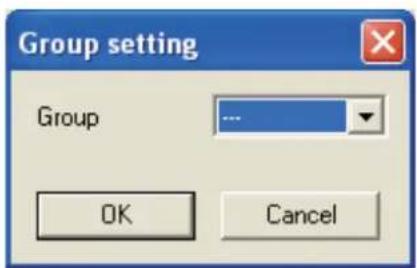 Group setting Group OK Cancel
