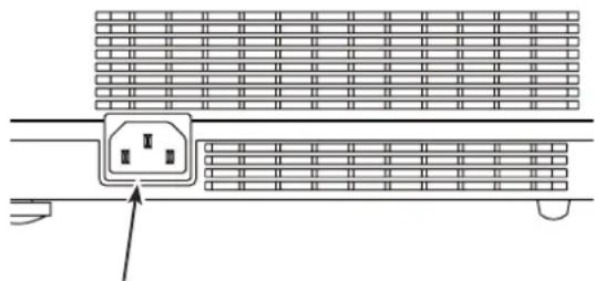 SANYO PLC-XW300 - Connecting the AC Power Cord - 1