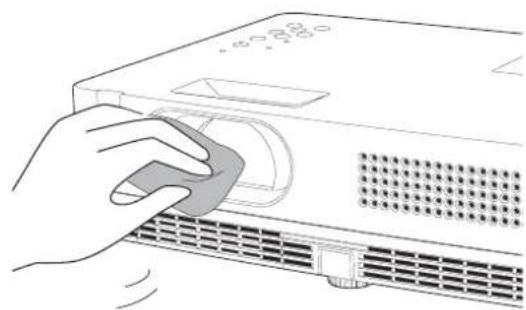 SANYO PLC-XW300 - Cleaning the Projection Lens - 1