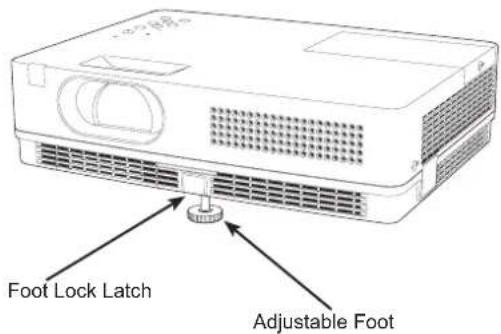 Foot Lock Latch Adjustable Foot