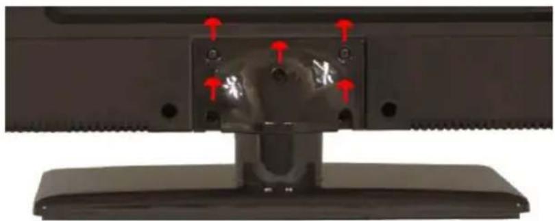 Sceptre E325BV-HD - Attaching or Removing the Stand - 3