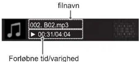 filnavn 002. B02.mp3 ▶ 00:31/04:04 Forløbne tid/varighed