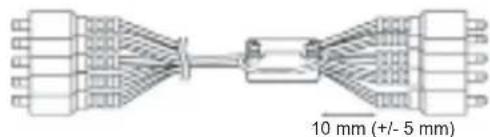 10 mm (+/- 5 mm)