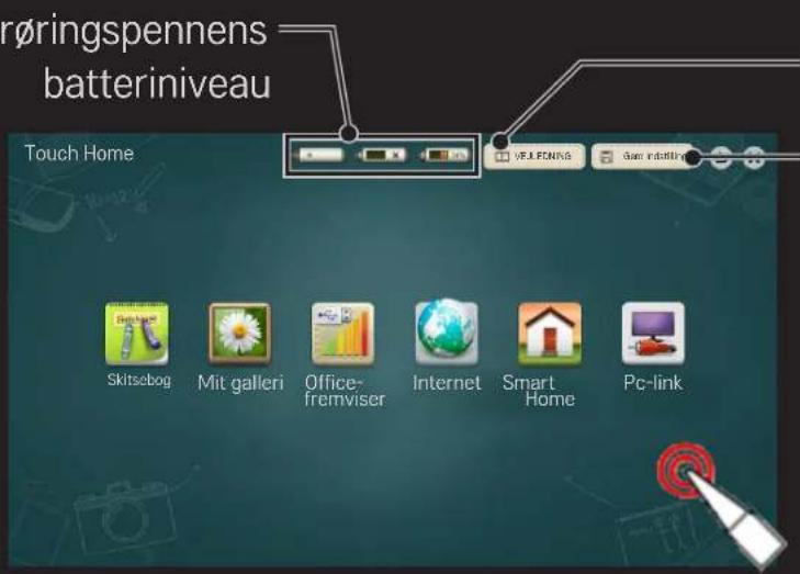 LG 50PH670V - Sådan anvendes den indbyggede Pentouch-funktion (Fortsat) - 1