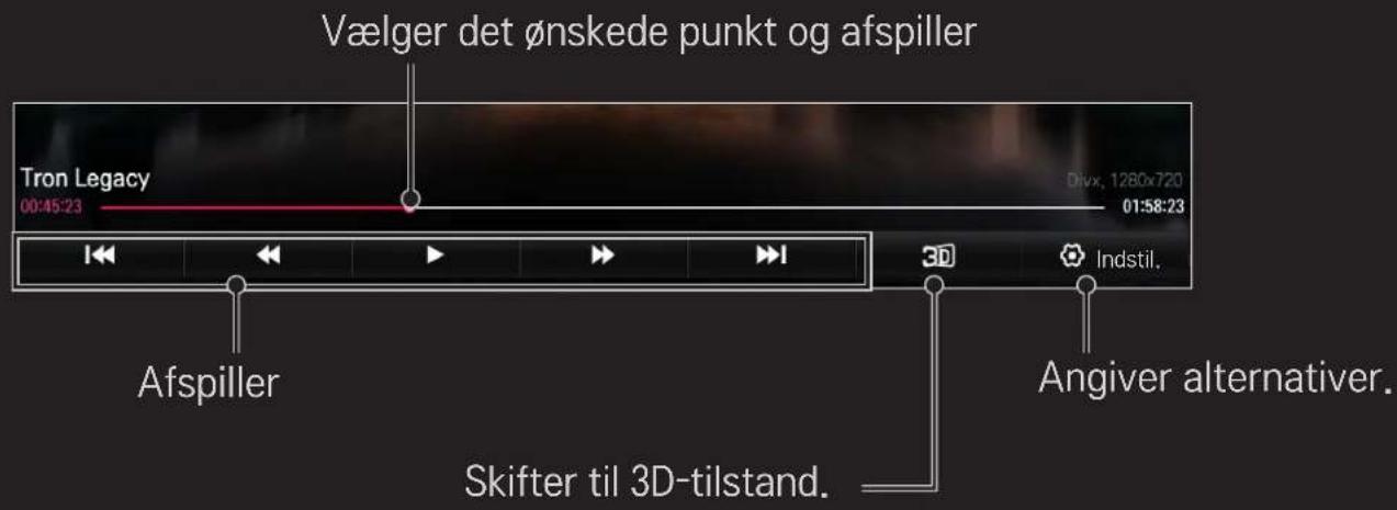LG 50PH670V - Sådan betjenes videoafspilning - 1