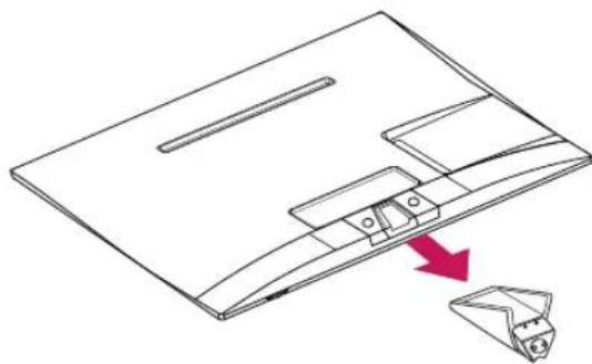 LG M2352T - Afmontering af soklen - 3