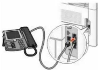 DELL 5535DN - Tilslutning til en telefon - 2