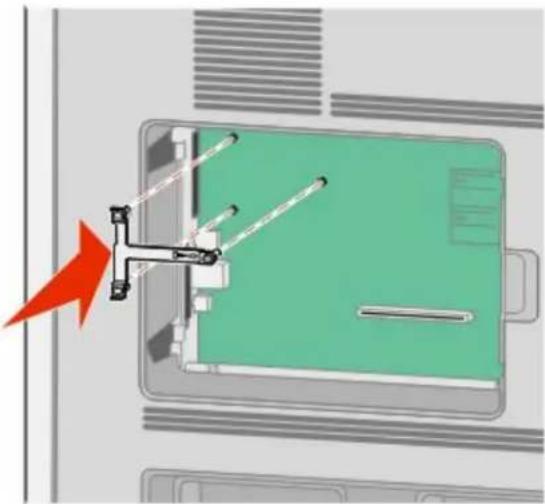 DELL 5535DN - Installation af et flashhukommelses- eller firmwarekort - 14