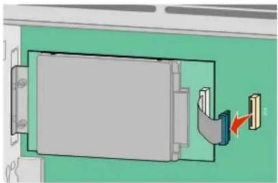 DELL 5535DN - Installation af et flashhukommelses- eller firmwarekort - 9