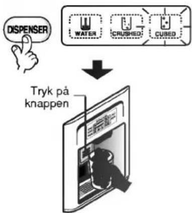 LG GR-P207NSU - Du kan vælge vand eller is. - 1