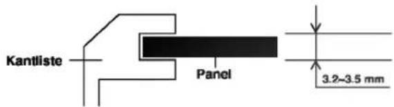 Kantliste Panel 3.2-3.5 mm