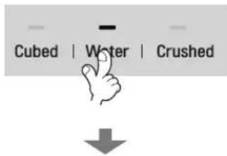 LG GS65SPP1 - You can select water or ice. - 1