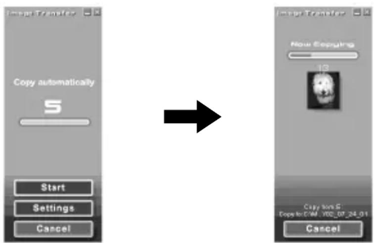 SONY MSAC-US70 - Kuvien kopioiminen Image Transfer - ohjelmalla - 1
