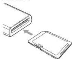 SONY MRW68E-D1 - Inserting a Memory Card - 2