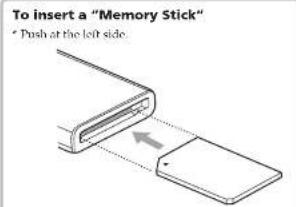 SONY MRW68E-D1 - Inserting a Memory Card - 1
