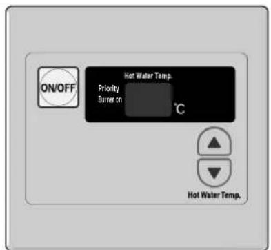 ON/OFF Hot Water Temp. Priority Sumer on °C Hot Water Temp.