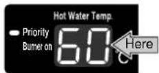 BOSCH 32Q - - When setting high temperatures (60 - 80°C); - 1