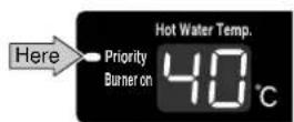 BOSCH 32Q - - Please switch to the priority setting if the temperature cannot be adjusted. - 1