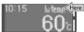BOSCH 32Q - - When setting high temperatures (60 - 80°C); - 1