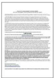 Scanned text of a formal letter or document with redacted sections and numbered sections, likely from an academic or legal document.