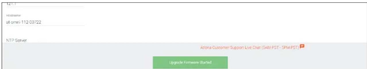 121.7 Hostname st-omni-112-00722 NTP Server Arizona Customer Support Live Chat (5AM PST - 5PM PST) Upgrade Firmware Started