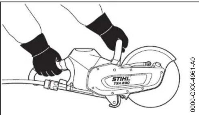 STIHL TSA 230 - Under arbetet - 1