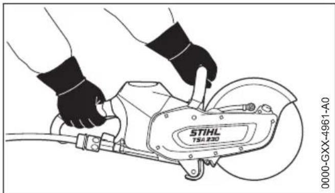 STIHL TSA 230 - Munkavégzés közben - 1