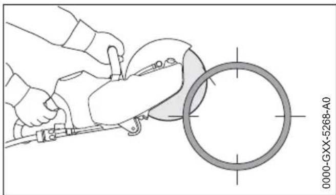 STIHL TSA 230 - Kappe av betongrør - 7