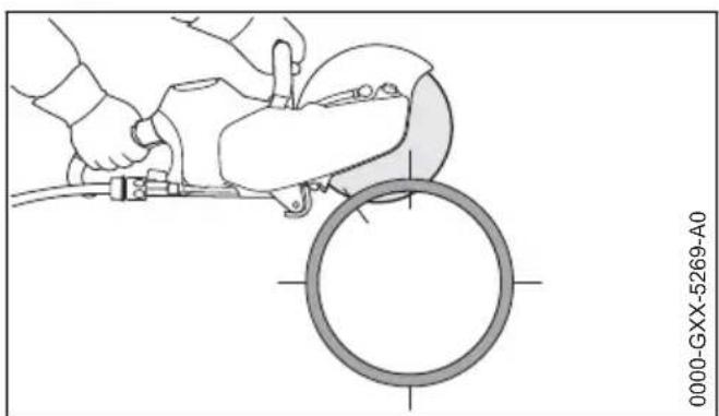 STIHL TSA 230 - Rozřezávání betonové trubky - 8