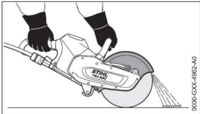 STIHL TSA 230 - During operation - 3