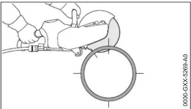STIHL TSA 230 - Tăierea țevii de beton - 8