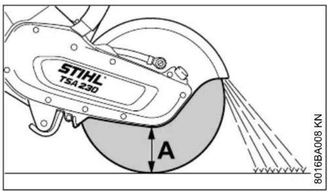 STIHL TSA 230 - Skära betongrör - 1